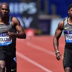 Collins, a los 40, rival a batir en el 100 de Oslo; Beitia, en altura