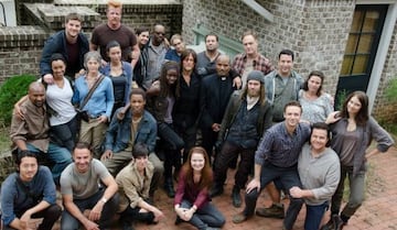 Imagen del reparto de 'The Walking Dead'