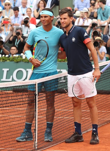 Rafa Nadal ganó a Dominic Thiem por 6-4, 6-3 y 6-2