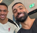 Misterioso post de Salah con Alexander-Arnold