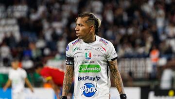 MANIZALES, COLOMBIA - MAY 7: Dayro Moreno of Once Caldas walks in the field during the Copa CONMEBOL Sudamericana match between Once Caldas and Union Española at Estadio Palogrande on May 7, 2025 in Manizales, Colombia. (Photo by Mauricio Duque/Eurasia Sport Images/Getty Images)