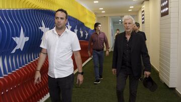 José Pékerman, entrenador de la Selección de Venezuela, inició su era. Trabajará esta semana con jugadores de la liga local y luego dará la convocatoria