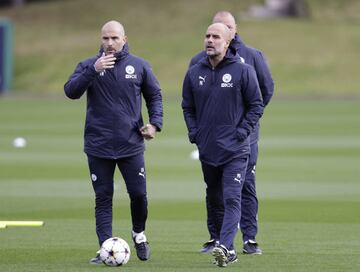 Maresca, junto a Guardiola.