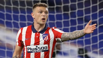 Trippier, con el Atlético de Madrid.