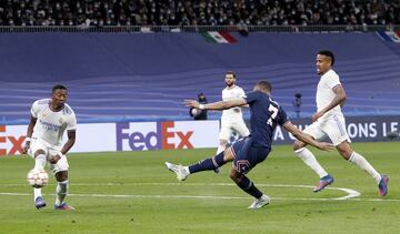 0-1. Kylian Mbappé marca el primer gol.