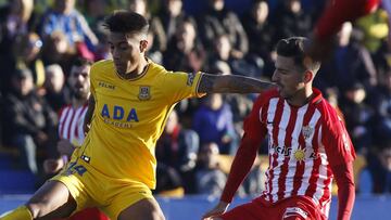 El Alcorcón contra el Almería.