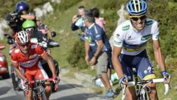 <b>A POR TODAS. </b>Contador atacó a Purito en múltiples ocasiones.