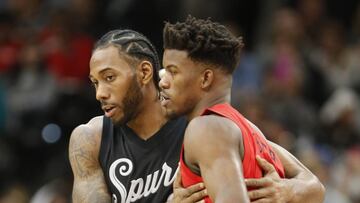 Kawhi Leonard y Jimmy Butler podrían acabar jugando juntos en Los Angeles Clippers a partir de 2019.