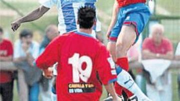 <b>KOME LO INTENTÓ. </b>El jugador nigeriano salió motivado al enfrentarse a su ex equipo.