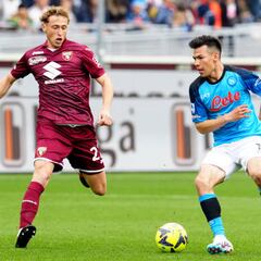 Así fue el partido de ‘Chucky’ Lozano contra el Torino