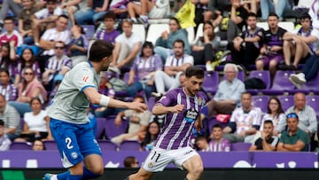 Moro durante un partido ante el Valladolid.