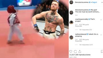 Imitación perfecta de McGregor en versión mini se vuelve viral