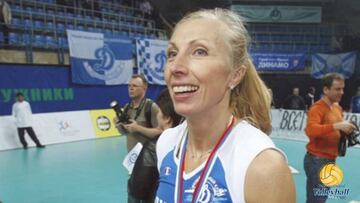 La jugadora rusa de voleibol Irina Kirillova.