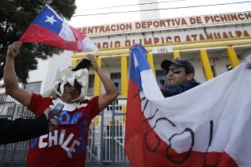 Las mejores imágenes de la previa del Ecuador - Chile