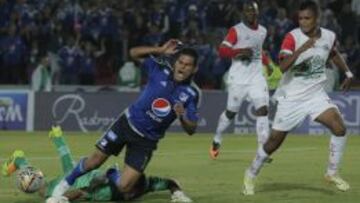 El juego entre Millos y Cortuluá del Torneo Apertura 2015, terminó 4-1 a favor de los azules en el estadio El Campín.
