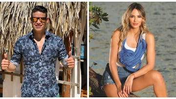 James Rodríguez y Shannon de Lima.