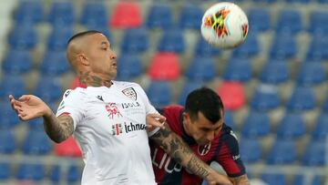 Bologna con Medel sólo empató en casa ante Cagliari