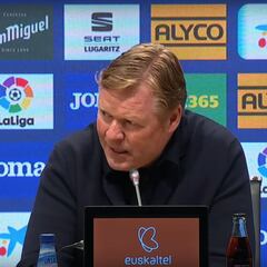 Koeman: "Pienso que no es mi último partido; tengo contrato"