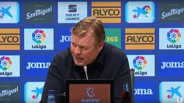 Koeman: "Pienso que no es mi ¨²ltimo partido; tengo contrato"