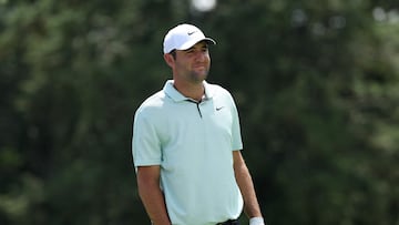 El golfista estadounidense Scottie Scheffler, durante la disputa del Travelers Championship en el TPC River Highlands de Cromwell, Connecticut.