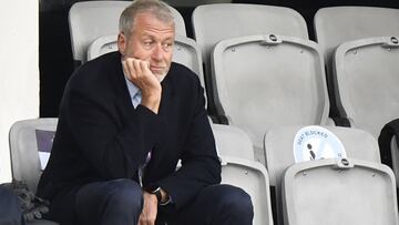 FILE - Chelsea soccer club owner Roman Abramovich attends the UEFA Women's Champions League final soccer match against FC Barcelona in Gothenburg, Sweden, May 16, 2021. The sanctions on Russian oligarchs with ties to President Vladimir Putin have sha