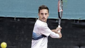 El tenista italiano Stefano Battaglino.