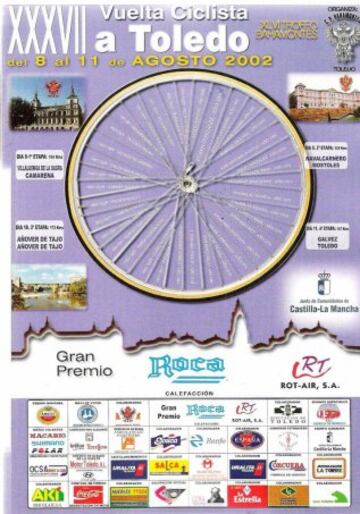 Cartel de la Vuelta a Toledo de 2002