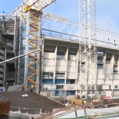 Así avanzan las obras del Santiago Bernabéu