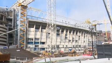 Así avanzan las obras del Santiago Bernabéu