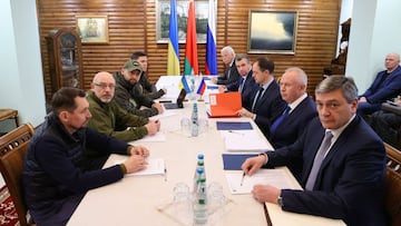 Russian and Ukrainian delegations have been meeting to negotiate an end to the hostilities that began when Putin ordered a “special military operation.”