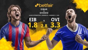 SD Eibar vs. Real Oviedo: horario, TV, estadísticas, clasificación y pronósticos