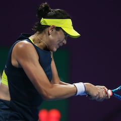 Muguruza bate a la vigente campeona Aryna Sabalenka