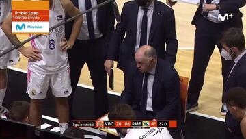 El 'espionaje industrial' de Laso en un tiempo muerto: las cámaras le cazaron...