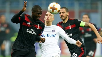 Cristian Zapata sin protagonismo en el equipo de Gattuso 