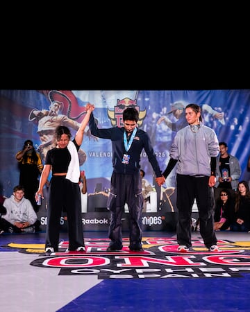 Estrella wins Red Bull BC One Cypher Spain in Valencia, Spain on 17 May, 2025.