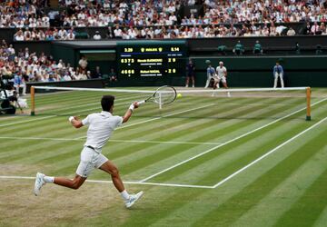 La semifinal entre Nadal y Djokovic en imágenes