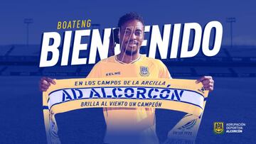 Richard Boateng llega cedido al Alcorcón desde el Oviedo