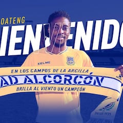 Richard Boateng llega cedido al Alcorcón desde el Oviedo