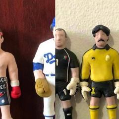 El cirujano que recrea ídolos del deporte en plastilina
