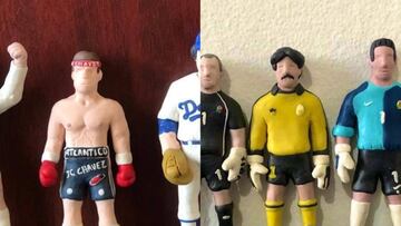 El cirujano que recrea ídolos del deporte en plastilina