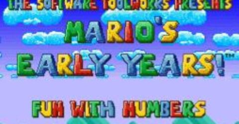 Mario's Early Years Fun with Numbers