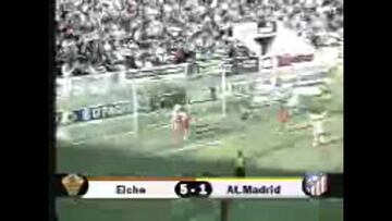 La última vez que el Atleti jugó en Elche se llevó cinco