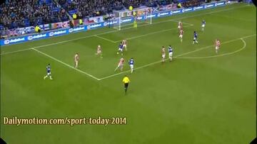 Deulofeu marca su primer gol con el Everton en la Premier