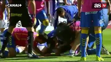 Valerón: "Solamente recuerdo hasta la jugada del penalti"