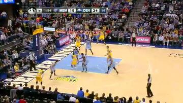 Lawson lideró a los Nuggets contra Randolph y Conley