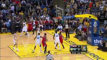 Beal, Hilario y la defensa de Wizards sorprenden a Warriors