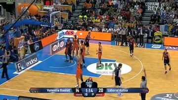 Un tiro libre de Rafa Martínez mete en semifinales al Valencia