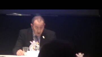 Peña La Bañeza: Comienzo acto coloquio