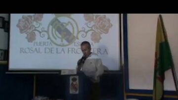 Peña Puerta de España: Presentación acto