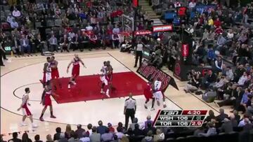 Wizards y Raptors regalan tres prórrogas de infarto